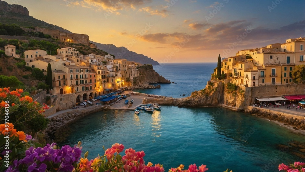 Fototapeta premium Sicilian Sunset