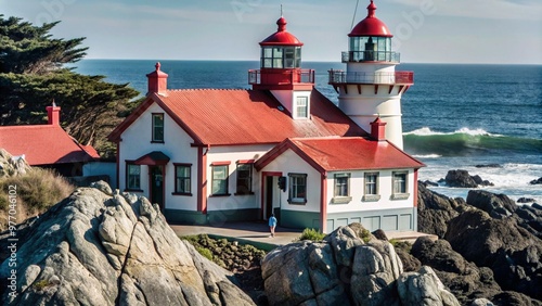 Battery Point Lighthouse, Crescent City California.
 photo