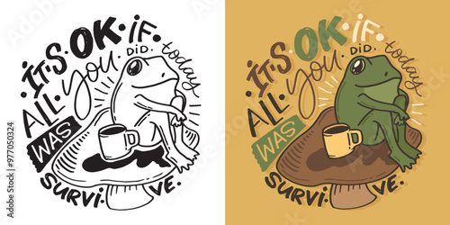 Funny trendy printable hand drawn doodle lettering quote . Lettering for t-shirt design, mug print, bag print, clothes fashion. 100% hand drawn vector image.