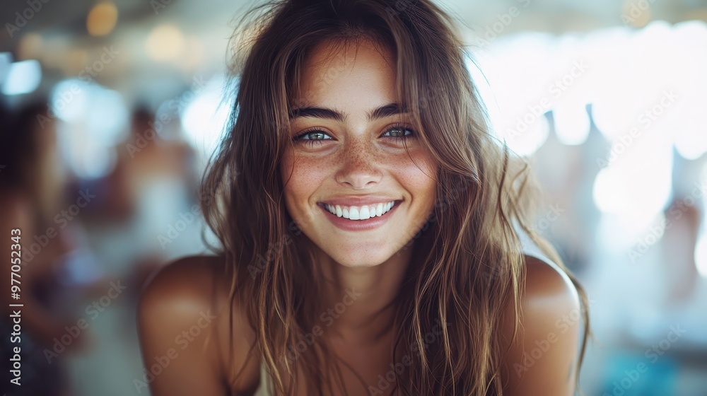A lively woman with freckles, radiating joy and authenticity, captured in an outdoor setting, evoking natural beauty and energy. A lively woman with freckles, radiating joy and authenticity, captured in an outdoor setting, evoking natural beauty and energy.