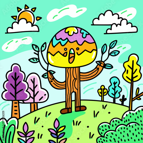 trees in the forest