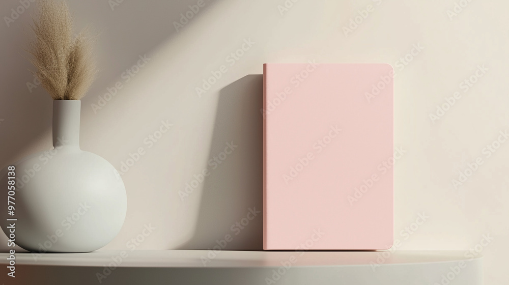 pink notepad mockup with rounded corners, plant in white vase on beige background
pink notepad mockup with rounded corners, plant in white vase on beige background