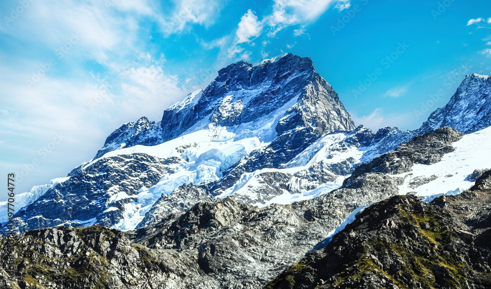 Views of Mount Cook in New Zealand