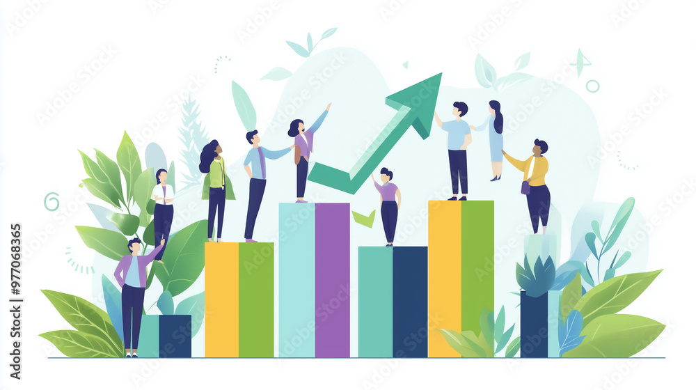 A Business Performance Themed Picture: Teamwork, Business Growth, Business Strategy, Growth Strategy. A Business Performance Themed Picture: Teamwork, Business Growth, Business Strategy, Growth Strategy.