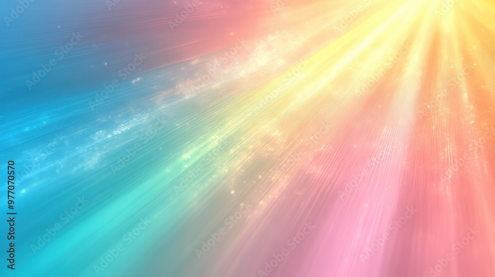 Vibrant Abstract Background with Radiant Sunlight and Colorful Gradient Spectrum Vibrant Abstract Background with Radiant Sunlight and Colorful Gradient Spectrum
