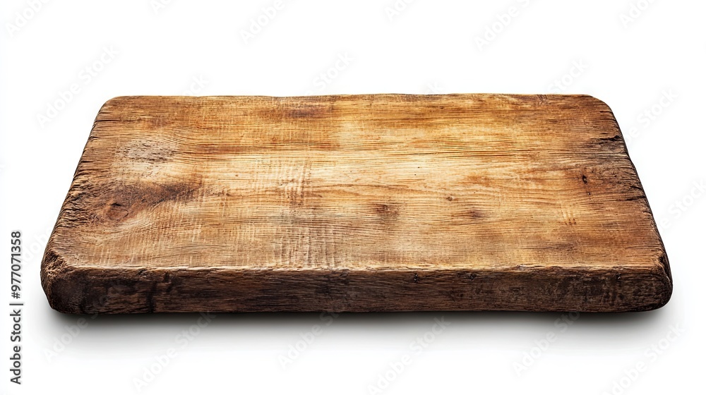 Wooden board isolated Wooden board isolated