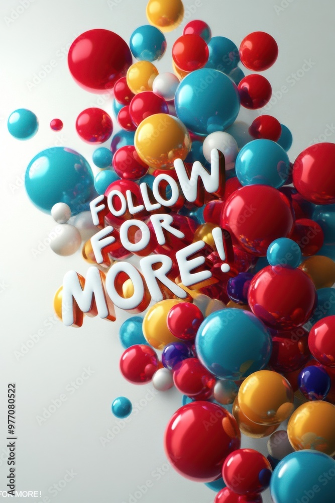 Vibrant 3D Spheres Creating a Playful Abstract Visual Composition Vibrant 3D Spheres Creating a Playful Abstract Visual Composition