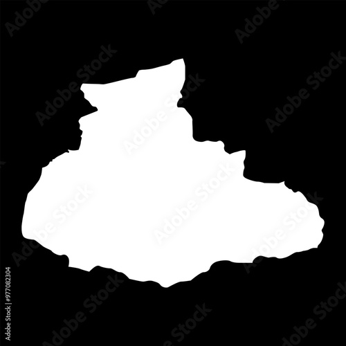 Badghis province map, administrative division of Afghanistan. photo