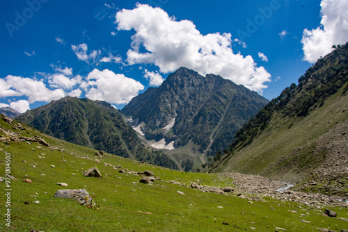 Canvastavla alpine meadow in the mountains