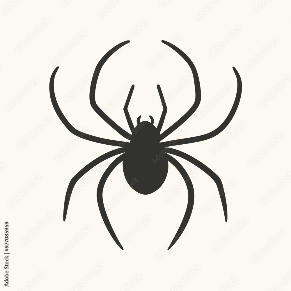 a Spider vector silhouette, isolated white background a Spider vector silhouette, isolated white background