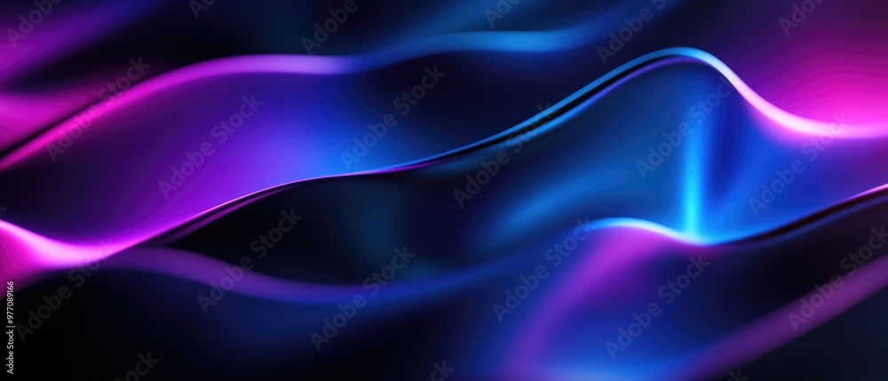 Abstract defocused geometric curves in 4k resolution suitable for wallpaper backdrop and diverse elegant design Features royal blue dark purple and black hues Abstract defocused geometric curves in 4k resolution suitable for wallpaper backdrop and diverse elegant design Features royal blue dark purple and black hues