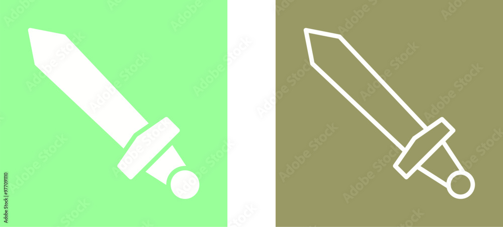 Vote Sticker Vector Icon Vote Sticker Vector Icon