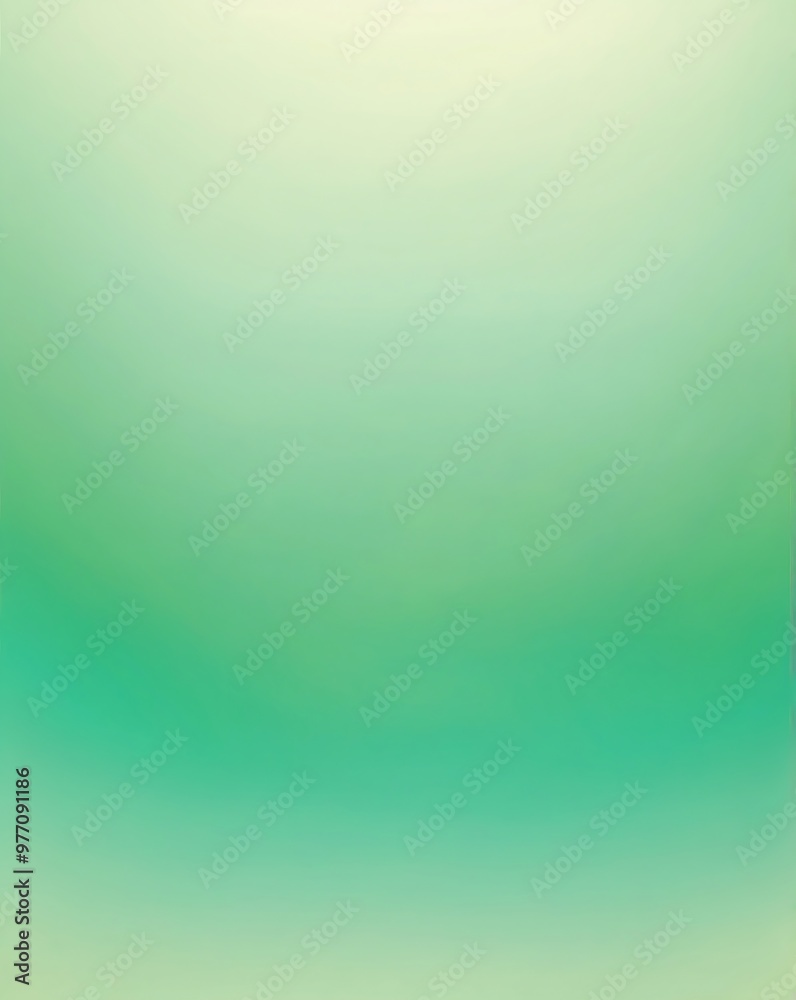 Fotografie Gradient blend of soft green tones