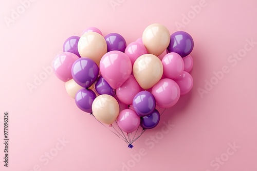 Wallpaper Mural colorful balloons background Torontodigital.ca