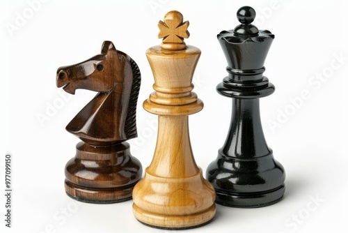 american chess day background concept. on white background