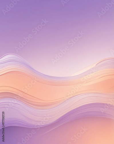 Subtle lavender to peach gradient abstract