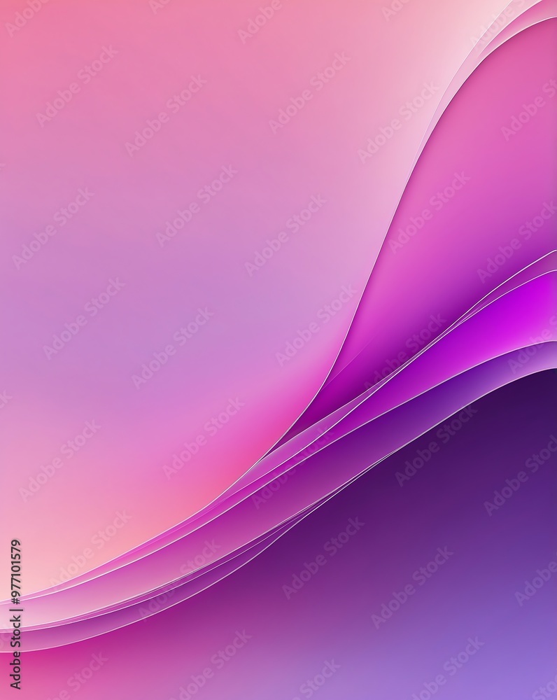 Obraz premium Subtle purple to pink gradient abstract