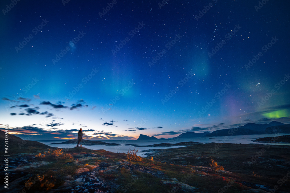 Fototapeta premium Aurora Borealis in Norway