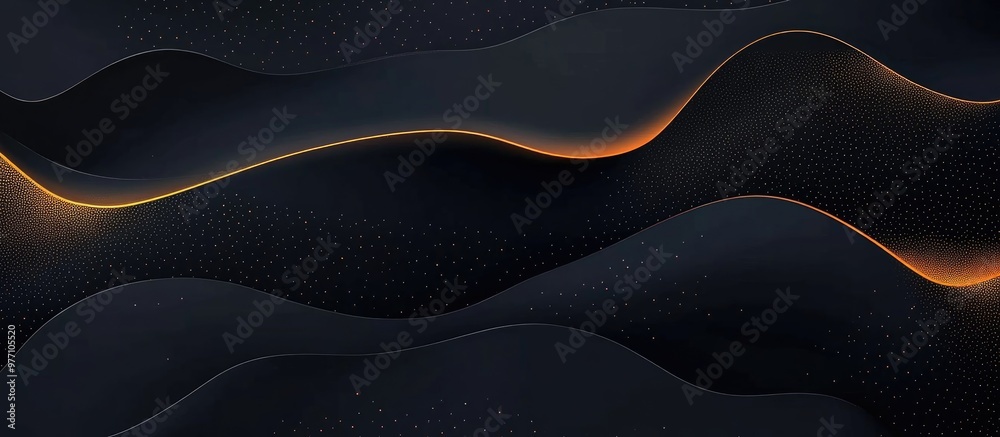 Black Abstract Background With Particles Space And Luxury Concept Black Abstract Background With Particles Space And Luxury Concept