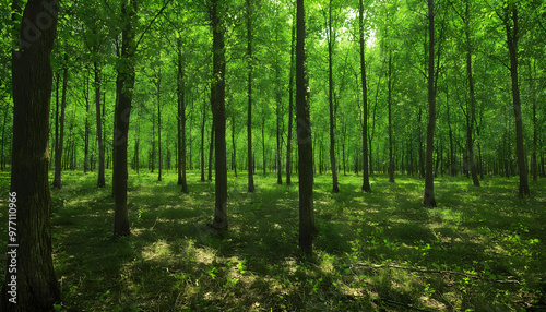 the green forest Generative AI