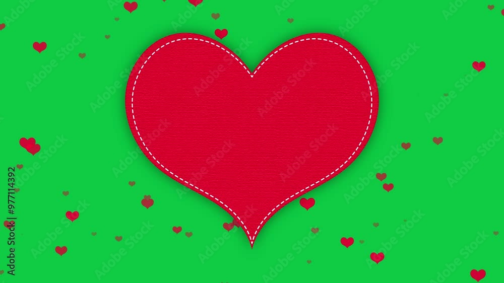 heart shape frame on green background with flying hearts animation, valentine and marriage and anniversary love isolated 4k motion design element heart shape frame on green background with flying hearts animation, valentine and marriage and anniversary love isolated 4k motion design element