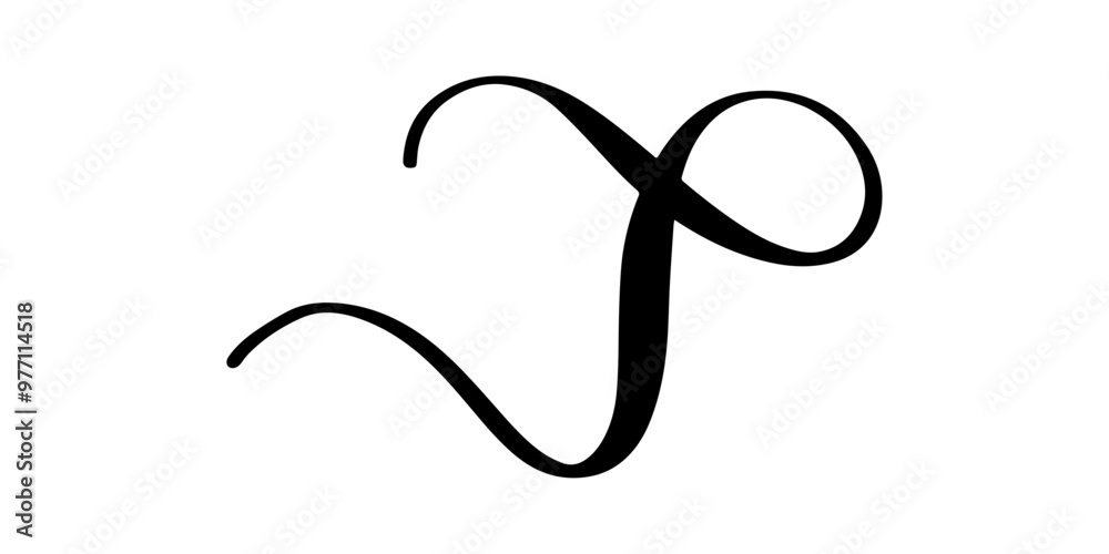Abstract letter S like ribbon logo black Abstract letter S like ribbon logo black