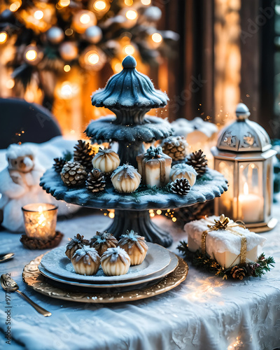 christmas table setting