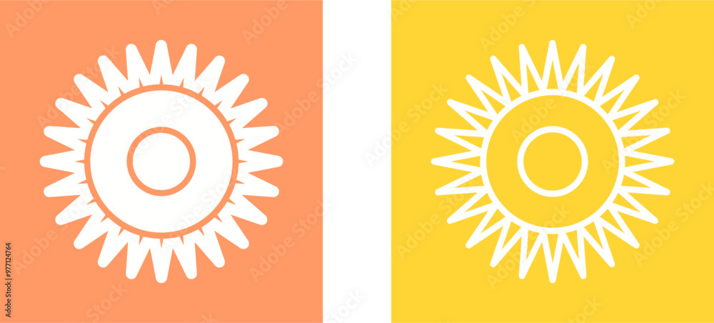 Fototapeta premium Optical Radiation Vector Icon