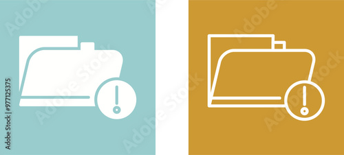 Vulnerable Folder Vector Icon