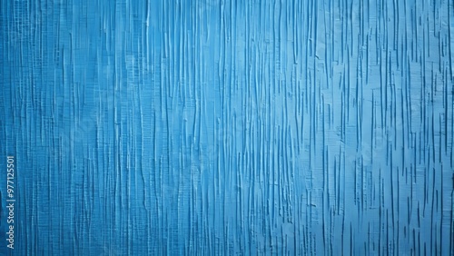 Close-up view of a solid blue wallpaper with subtle texture and faded edges