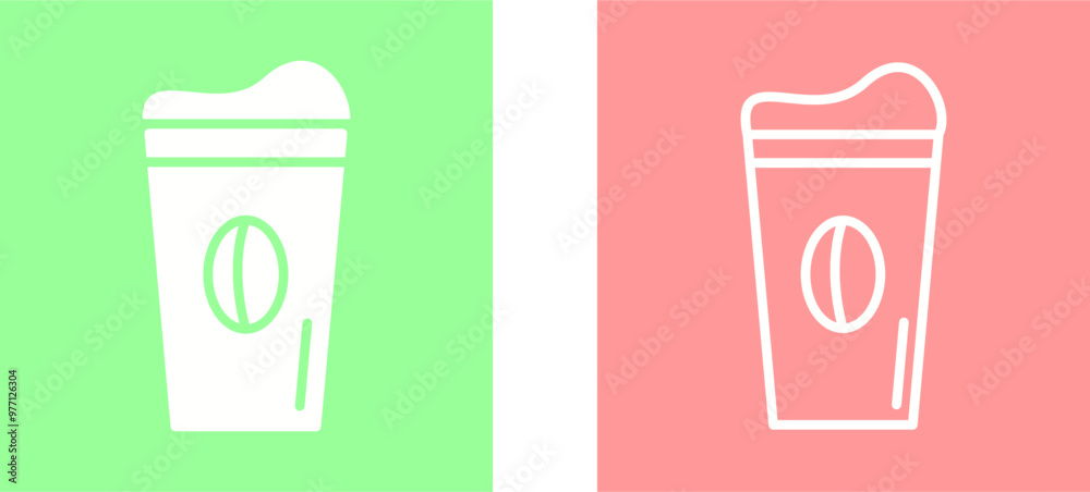 Latte Vector Icon