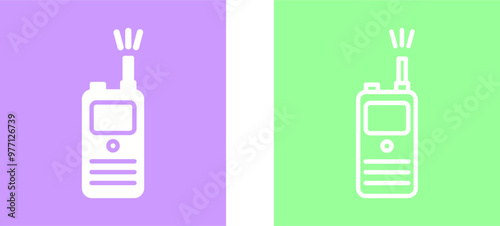 Walkie Talkie Vector Icon