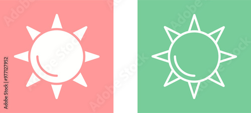 Sun Vector Icon