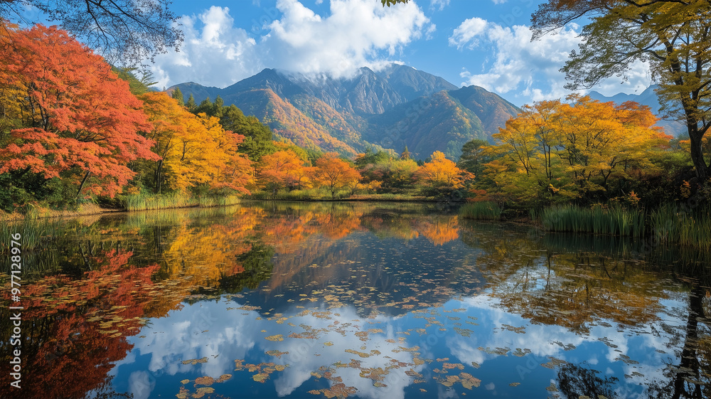 Obraz premium 秋の湯布院の静寂