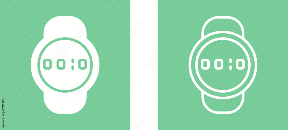 Sports Watch Vector Icon