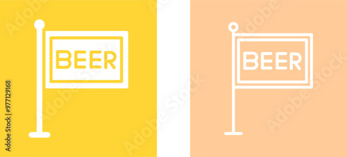 Signboard Vector Icon
