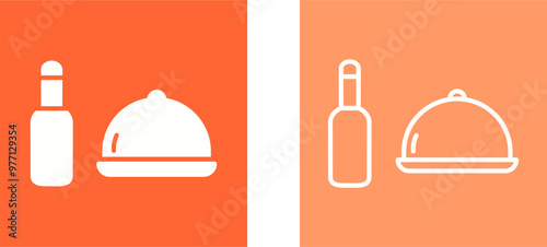 Food and Beer Vector Icon