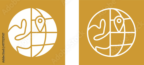 Location on Earth Vector Icon