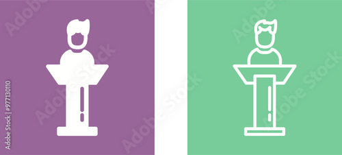 Elected Candidate Vector Icon