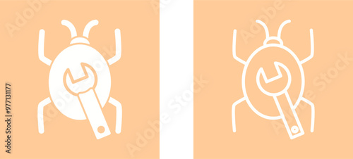 Bug Fixing Vector Icon