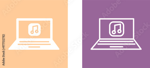 Play Music Vector Icon