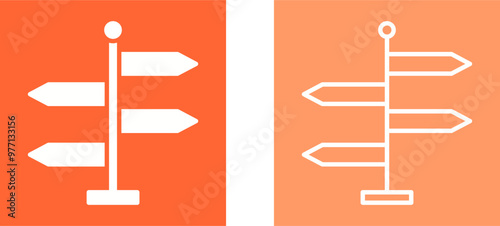Directions Vector Icon