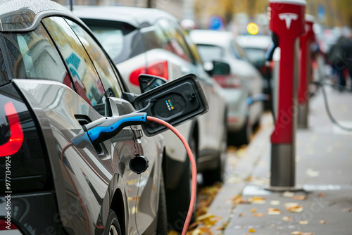 Wallpaper Mural Power source for charging the battery of a electric car Torontodigital.ca