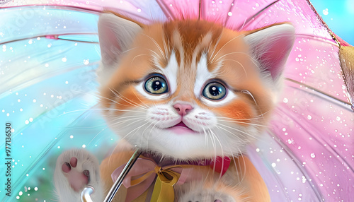 A cat holding an umbrella on a rainy day
Generative AI
