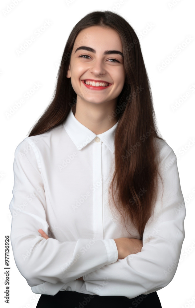 PNG A smile student woman blouse adult hairstyle. PNG A smile student woman blouse adult hairstyle.