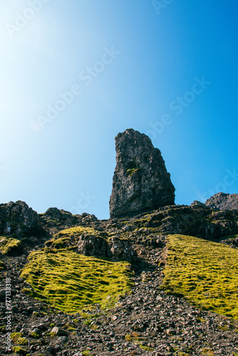 rock on the isle of skye scotland