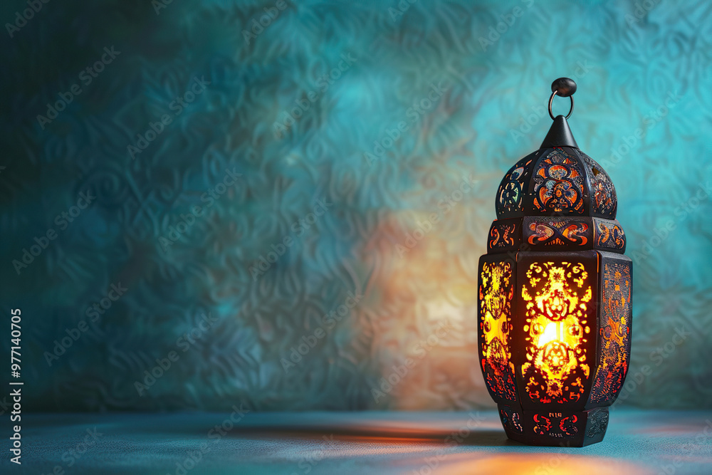 Beautiful greeting card with bright holiday composition for happy and joy celebrate Ramadan Beautiful greeting card with bright holiday composition for happy and joy celebrate Ramadan