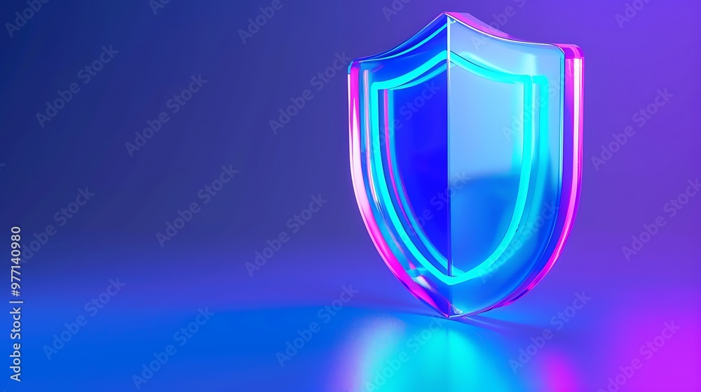 A vibrant, glowing shield icon representing protection and security in a modern, digital context. A vibrant, glowing shield icon representing protection and security in a modern, digital context.