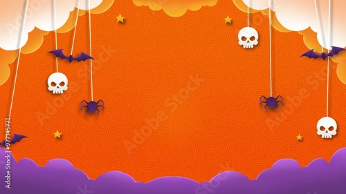 halloween animation background 