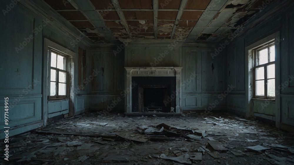 Old abandoned empty dilapidated house Old abandoned empty dilapidated house